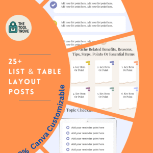25+ List & Table Layout Posts